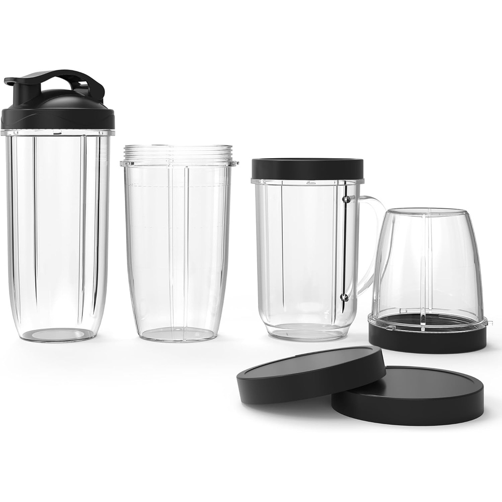 image:imageGaniza 4 PCS Replacement Cups For Ganiza GB10 Countertop Blender Replacement Parts
