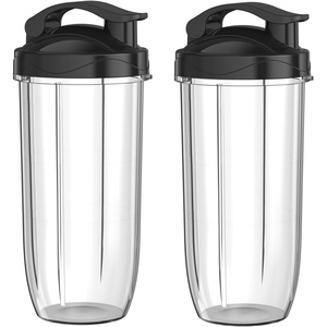 image:imageGaniza 2 PCS Max 700ML Replacement Cups For Ganiza GB10 Countertop Blender Replacement Parts